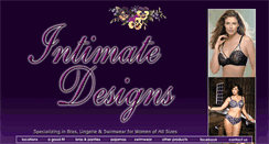 Desktop Screenshot of intimatedesignsonline.com